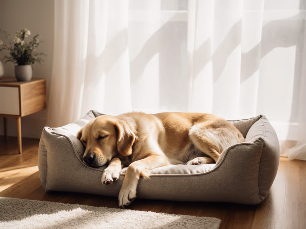dog-comfortably-sleeping-on-bed