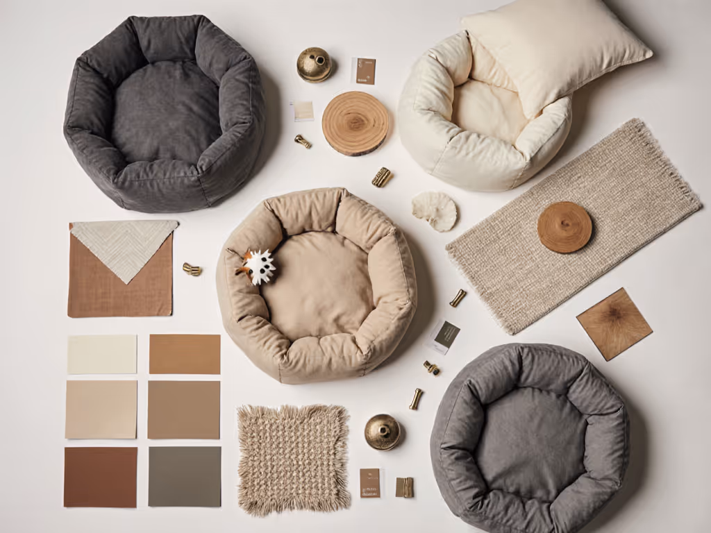 color_matching_between_dog_bed_and_room_elements