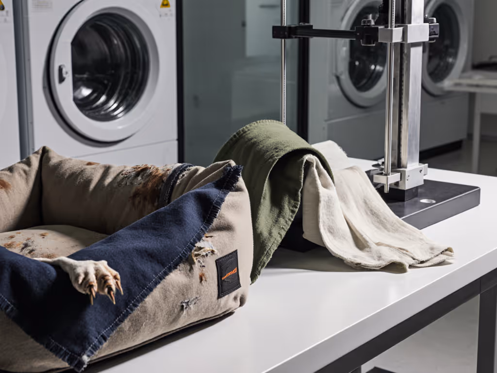 Dog Bed Fabrics: What Actually Survives Digging & Washing