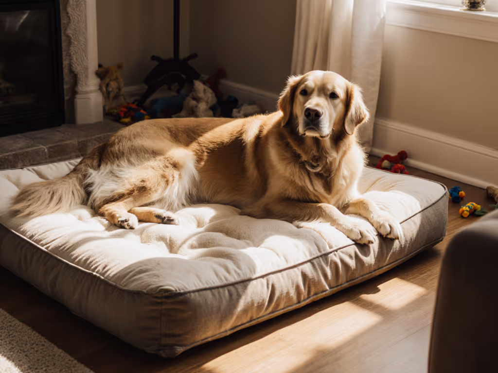 Repair Flattened Foam in Large Dog Beds