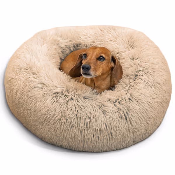 Calming Donut Dog and Cat Bed