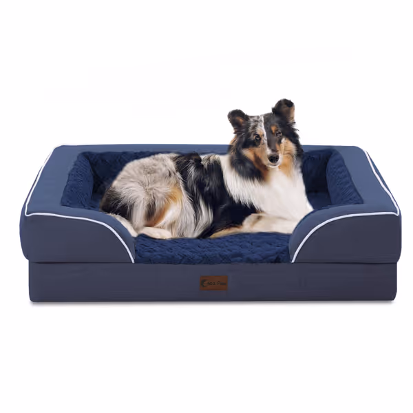 Orthopedic Waterproof Memory Foam Dog Bed (Large)